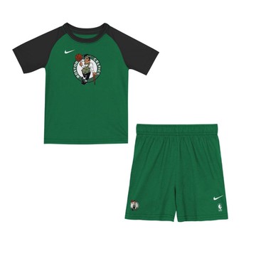 NIKE NBA 幼兒 短袖 場邊熱身套裝組合 塞爾提克隊