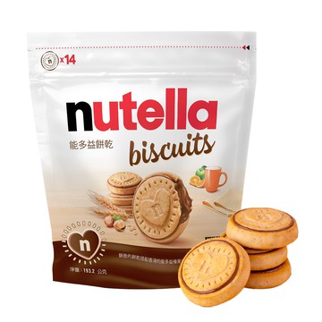 【蝦皮直營】能多益餅乾分享包193.2g/包 榛果可可醬 零食 餅乾 巧克力