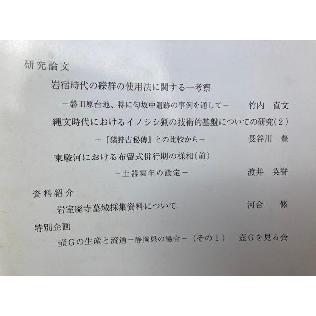 静岡県考古学会　14冊 シンポジウム7 古墳時代の集落／静岡県考古学会／