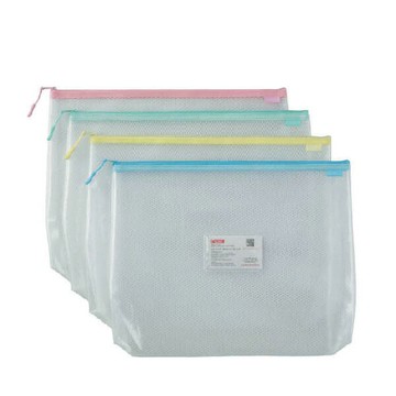 COX 三燕 B4 EVA環保立體網格 拉鏈袋 顏色隨機 12個 /包 NO.965H｜領券最高折$220