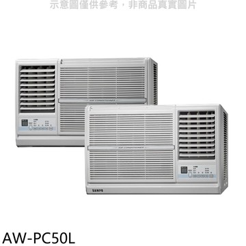 聲寶【AW-PC50L】定頻左吹窗型冷氣(含標準安裝)★送7-11禮券1900元★