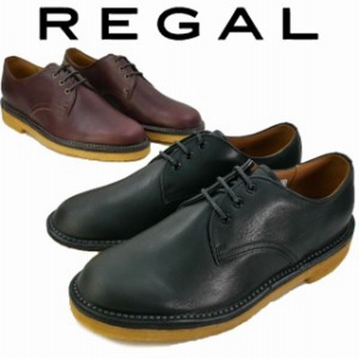 送料無料 メンズ ビジネスシューズ プレーントゥ 人気 流行 定番 REGAL 51WR  ビジカジ 革靴 紳士靴 カジュアルシューズ 栃木レザー 本革