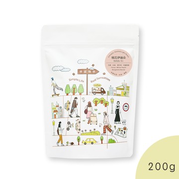 桃花伊迪朵（淺焙）｜花香、白桃、佛手柑、花蜜甜感 咖啡豆 200g