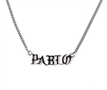 S925 silver Pablo necklace 純銀字母口號項鏈男女鎖骨鏈 頸鏈