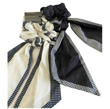 美國正品 L.Erickson 黑白配色大腸圈 2入＊夏日微風＊