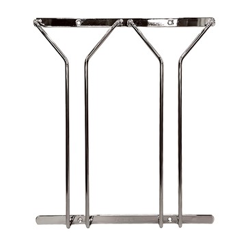 DAY&DAY 日日家居 雙排高腳杯架-短 #304 不鏽鋼材質 ST3010SC-2 W327*D285*H40MM  銀色  1個