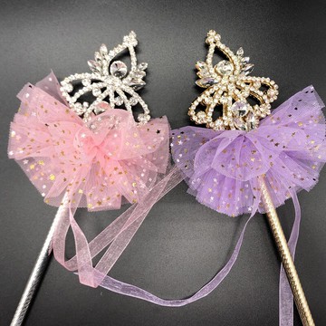 魔法棒兒童玩具權杖手杖小女孩4周歲8女童仙女艾莎公主天使棒金屬