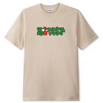 BUTTER GOODS 241A11912 BIG APPLE TEE 短T (卡其色)