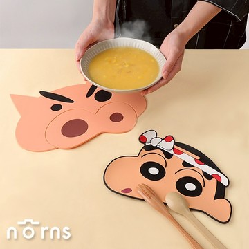 【Norns】蠟筆小新矽膠隔熱墊- Norns Original Design 肥嘟嘟左衛門 鍋墊 止滑墊 餐墊(每款式最少需購買2件)