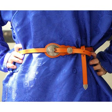 蒙古腰帶細腰帶女簡約百搭民族風女士裙帶時尚配連衣裙打結皮帶