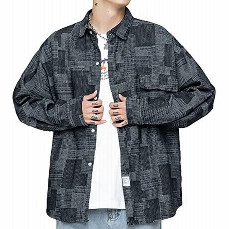 デニムシャツ メンズ 長袖 カジュアル ファッション シャツジャケット 通勤 ゆったり 大きいサイズ ボタンダウン トップス 秋 冬 春 ブ 通販 Lineポイント最大0 5 Get Lineショッピング