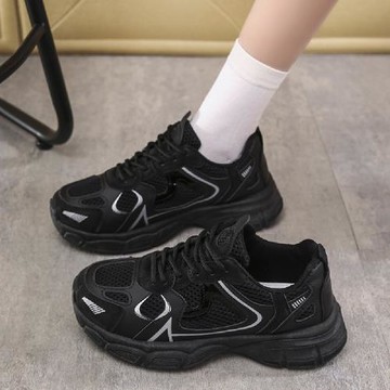 【LN】★飛織網面厚底老爹鞋(女鞋/軟底/休閒鞋)