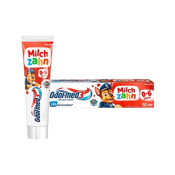 (預購) DM 連鎖藥妝店 Odol-med 3 汪汪隊兒童牙膏【0-6歲】 50ml-乳牙專用 (DM562)