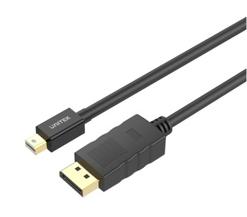 UNITEK Mini DisplayPort to DisplayPort 1.2版 傳輸線 2M (Y-C611BK)