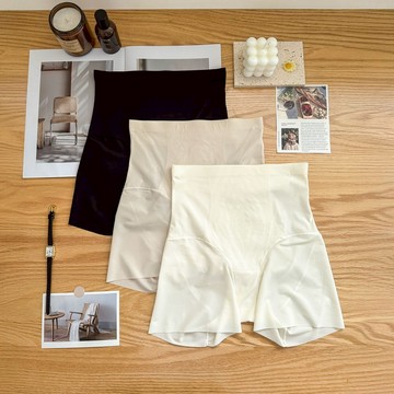 【Fee隔日到貨3色】冰絲無痕高腰安全褲內褲🔥涼感 不捲邊 防走光 四角褲 無痕安全褲 直紋安全褲 內搭褲 內褲女