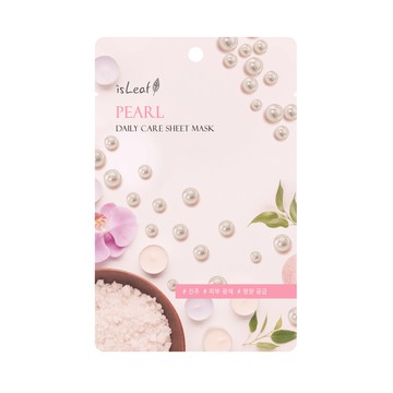 韓國isLeaf極緻水感保濕面膜22ml_珍珠