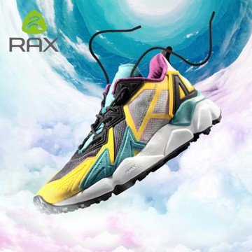 RAX春夏徒步鞋男鞋戶外運動網面鞋休閑鞋女復古透氣老爹鞋跑步鞋