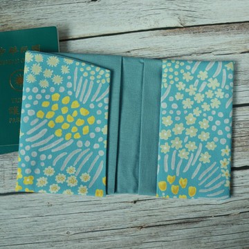 【花】手作護照套 護照夾 護照套 護照包 純手作 布作護