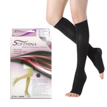 【Softmina】超薄小腿襪(露趾)