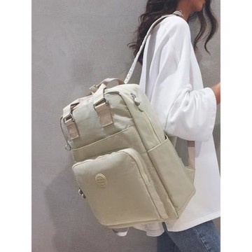 旅行背包女大容量電腦包學生書包輕便短途出差行李包可登機雙肩包