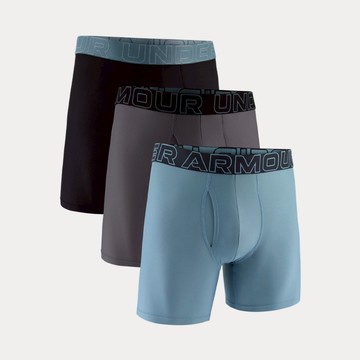 UA 男 Perf Tech Mesh 6吋四角褲(3入)-人氣新品