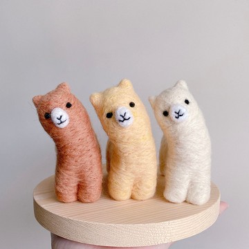 羊毛氈-草泥馬鑰匙圈