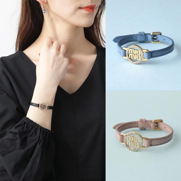 MIUMIU ミュウミュウ ブレスレット 5IB398 2F36 レディース