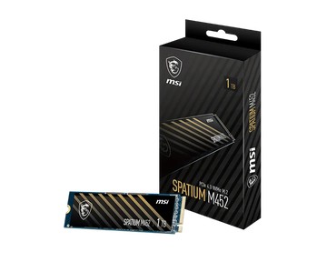 MSI 微星 SPATIUM M452 500GB M.2 PCIe SSD Gen4 固態硬碟 SSD