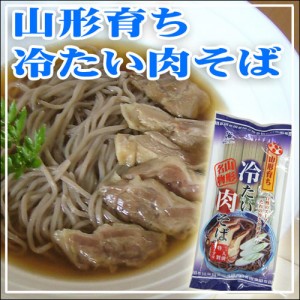 山形のグルメ山形育ち冷たい肉そば（2人前、特製スープ付）乾麺100g