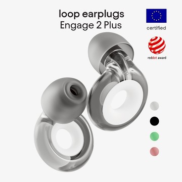 官方免運 Loop Engage 2 Plus -25dB 擬眞降噪耳塞/育兒/對話/社交/髮廊等情境/歐盟聽力保護認證