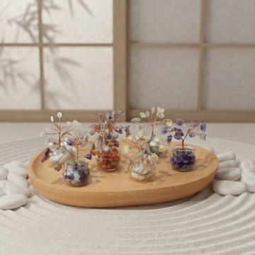 【生日禮物】埕米峰｜月老水晶樹 2入組｜水晶樹・女生禮物・祝福小物