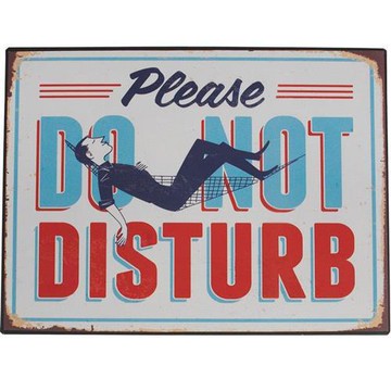 《Rex LONDON》復古鐵牌掛飾(請勿打擾40cm)