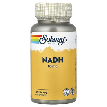 Solaray, NADH，10 毫克，30 粒素食膠囊