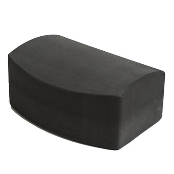 Manduka unBLOK Recycled Foam Block 弧形瑜珈磚 Thunder 鐵灰色 重量380公克