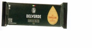 イタリア産　最高級デルヴェルデ（Delverde)N.1 カッペリーニ　　太さ約１mm　500ｇ 　デュラム小麦セモリナ