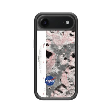 iPhone Air Mod NX -邊框背蓋組合 (相機按鈕) 黑 - NASA - 阿波羅17號著陸點