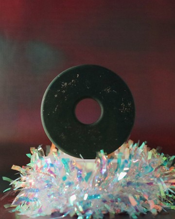 台灣再生石材系列/杯墊-綠石玉璧