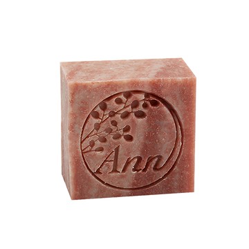 Ann Chen 陳怡安手工皂 細緻洗顏皂 玉容玫瑰 80g - 天然植物油、溫和清潔、提亮膚色  1個