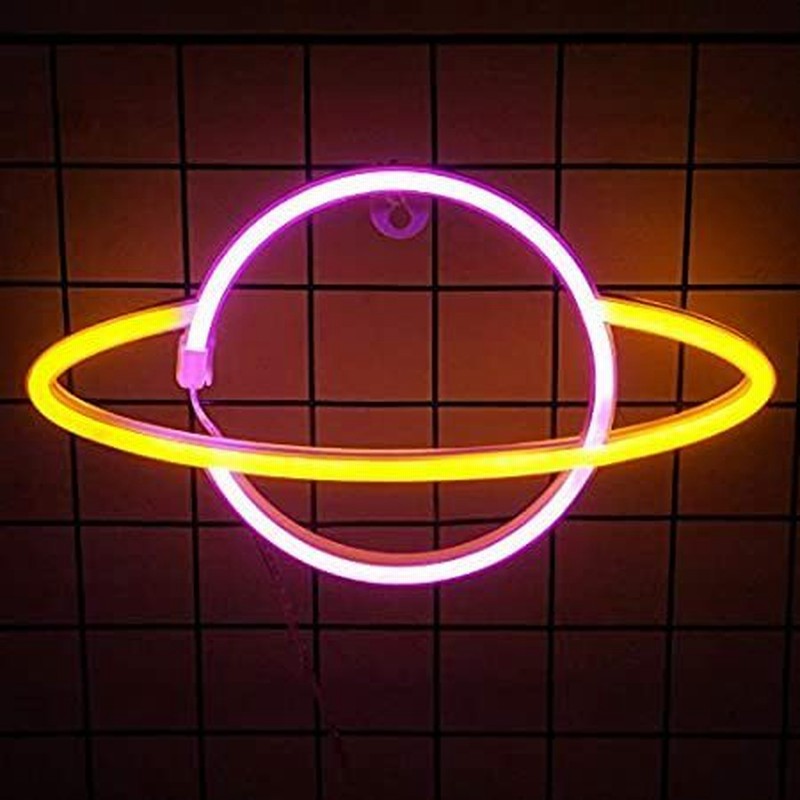 Ninite Lights プラネットネオンライト かわいいネオンプラネットサイン バッテリーまたはusb電源ナイトライト 子供部屋 寝室 フェスティ 通販 Lineポイント最大0 5 Get Lineショッピング