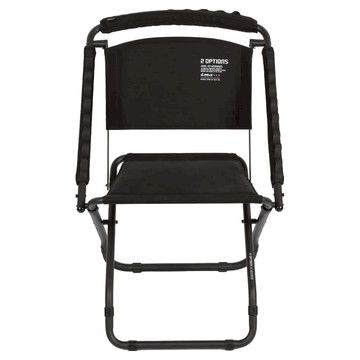 ANGLE 2OPTIONS 高低調節椅 黑色 戶外露營便攜折疊椅  1個
