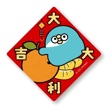 PP mini小小企鵝 春聯造型磁鐵