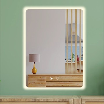 智慧鏡I款 智慧除霧LED燈(4000K)+雙觸開關  F108-MZ628I