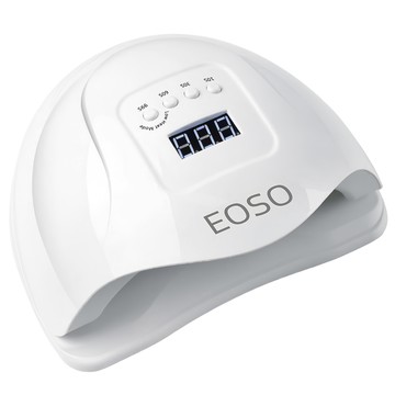 EOSO 美甲燈X5 PLUS 專業級光療燈 120W大功率 四檔定時 可拆卸底板  1個  白色