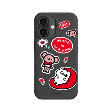 iPhone 16 SolidX 黑 - 爽爽貓 Song Song Meow by SECOND - Be Kind To Your Mind