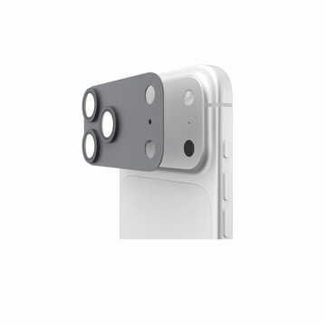 【UAG】iPhone 18 Pro 滿版鋁合金鏡頭保護貼-太空灰