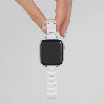金屬陶瓷 適用 Apple Watch 10 9 8 7 6 SE 錶帶 45mm 46mm 金屬錶帶 蘋果手錶錶帶