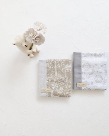 【GTS/隨身衛生紙套】灰卡其色系 小叢林 花之光影 燙銀