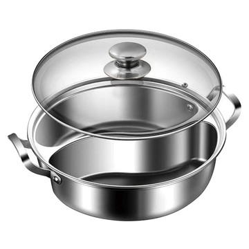 臺灣現貨（隔日出貨）【JUSTCOOK 廚藝寶】鴛鴦雙耳316不鏽鋼湯鍋32公分含蓋 雙耳鍋 湯鍋 鴛鴦鍋 料理鍋