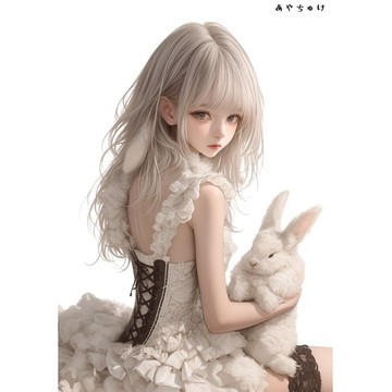 【3 月新品 2】07-095-0169 人物貼紙 動物與甜美蕾絲