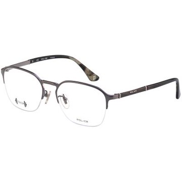 POLICE 純鈦 光學眼鏡(槍色)VPL989J